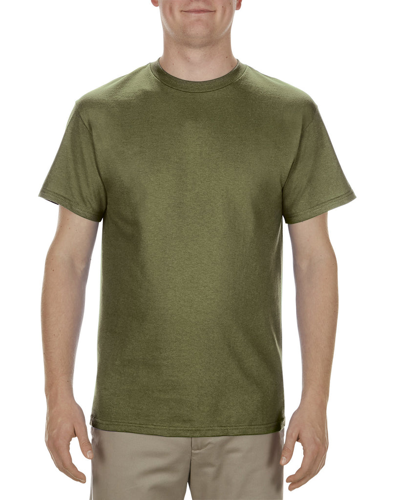 Alstyle-AL1901-100% Cotton T Shirt-MILITARY GREEN