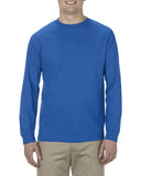 Alstyle-AL1904-100% Soft Spun Cotton Long Sleeve T Shirt-ROYAL