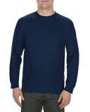 Alstyle-AL1904-100% Soft Spun Cotton Long Sleeve T Shirt-NAVY