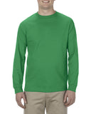 Alstyle-AL1904-100% Soft Spun Cotton Long Sleeve T Shirt-KELLY