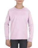Alstyle-AL3384-100% Cotton Long Sleeve T Shirt-PINK