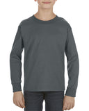 Alstyle-AL3384-100% Cotton Long Sleeve T Shirt-CHARCOAL