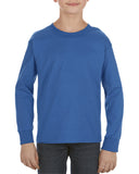 Alstyle-AL3384-100% Cotton Long Sleeve T Shirt-ROYAL