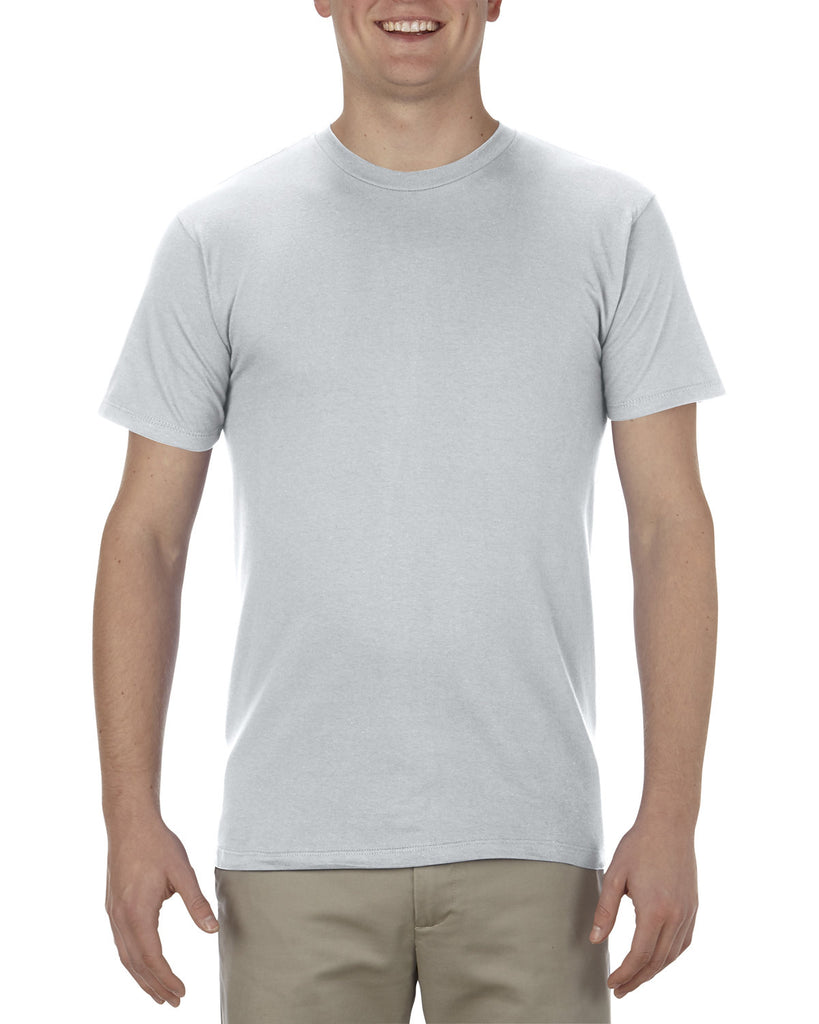 Alstyle-AL5301N-Ringspun Cotton T Shirt-SILVER