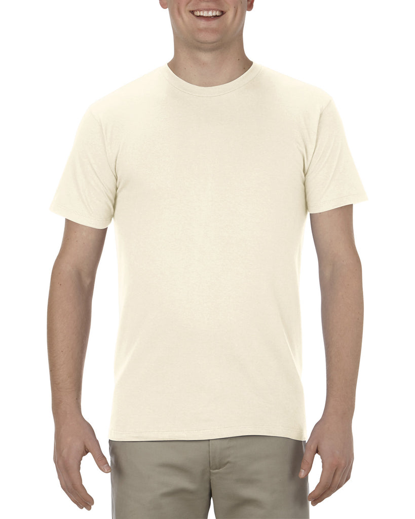 Alstyle-AL5301N-Ringspun Cotton T Shirt-CREAM