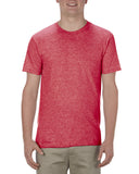 Alstyle-AL5301N-Ringspun Cotton T Shirt-RED HEATHER