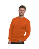 Bayside-BA1102-Heavyweight Crewneck Sweatshirt-BRIGHT ORANGE