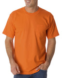Bayside-BA1725-Pocket T Shirt-BRIGHT ORANGE