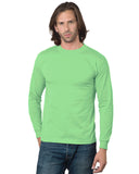 Bayside-BA2955-Union Made Long Sleeve T Shirt-LIME GREEN