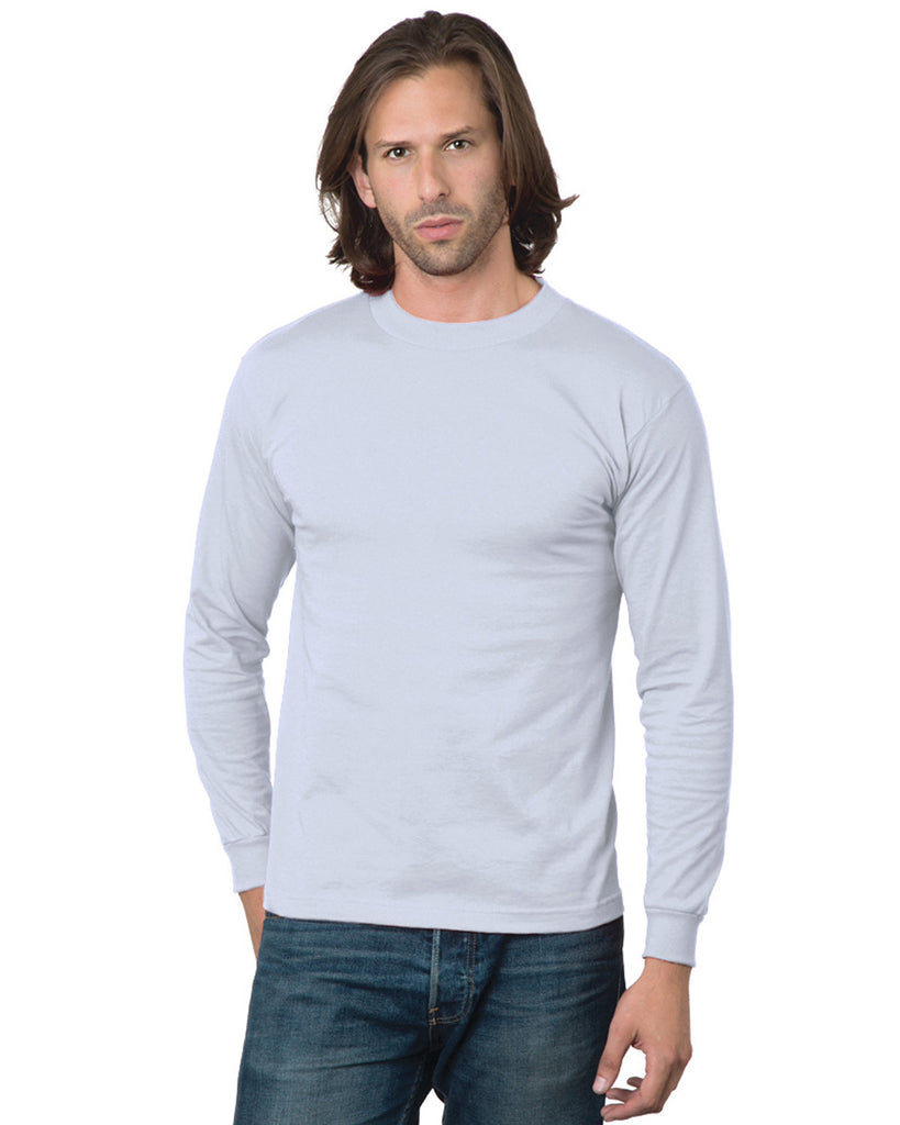 Bayside-BA2955-Union Made Long Sleeve T Shirt-ASH