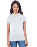 Bayside-BA3075-Union Made Cotton T Shirt-WHITE