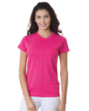 Bayside-BA3325-100% Cotton T Shirt-BRIGHT PINK