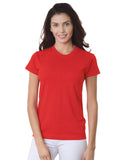 Bayside-BA3325-100% Cotton T Shirt-RED