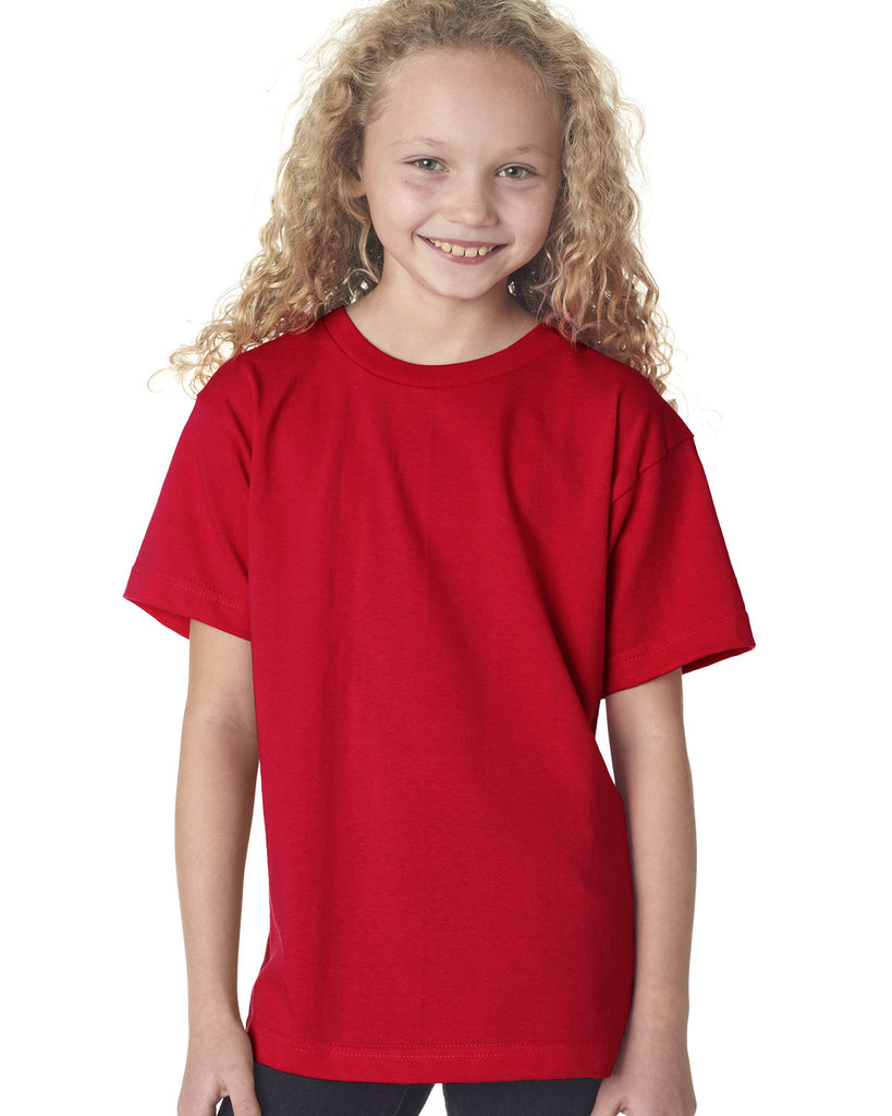 Bayside-BA4100-100 % Cotton T Shirt-RED