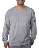 Bayside-BA5060-Long Sleeve T Shirt-DARK ASH