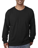 Bayside-BA5060-Long Sleeve T Shirt-BLACK