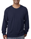 Bayside-BA5060-Long Sleeve T Shirt-LIGHT NAVY