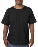 Bayside-BA5070-Short Sleeve T Shirt With Pocket-BLACK