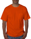 Bayside-BA5070-Short Sleeve T Shirt With Pocket-BRIGHT ORANGE