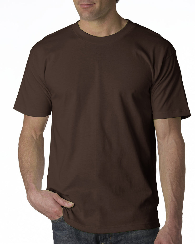 Bayside-BA5100-Heavyweight T Shirt -CHOCOLATE