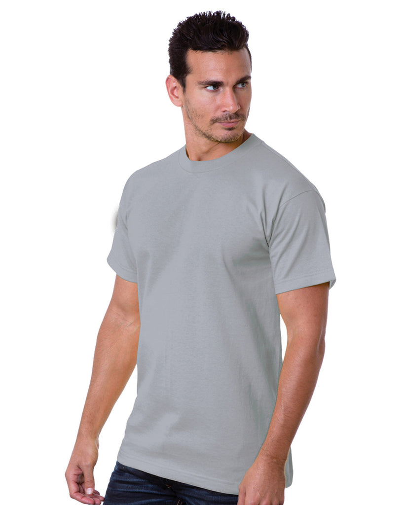 Bayside-BA5100-Heavyweight T Shirt -SILVER