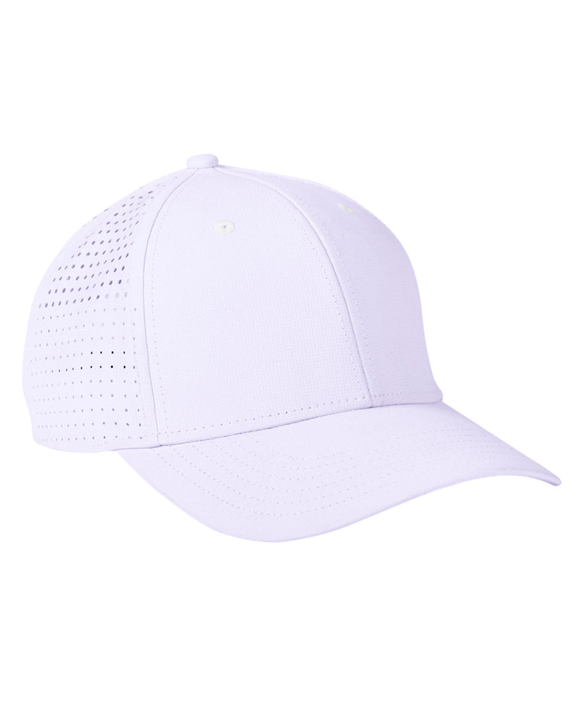 Big Accessories-BA537-Performance Perforated Cap-WHITE