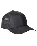 Big Accessories-BA537-Performance Perforated Cap-BLACK