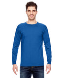 Bayside-BA6100-100% Cotton Long Sleeve T Shirt-ROYAL