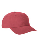 Big Accessories-BA610-Heavy Washed Canvas Cap-ANTIQUE RED