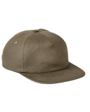 Big Accessories-BA615-Squatty Herringbone Cap-OLIVE