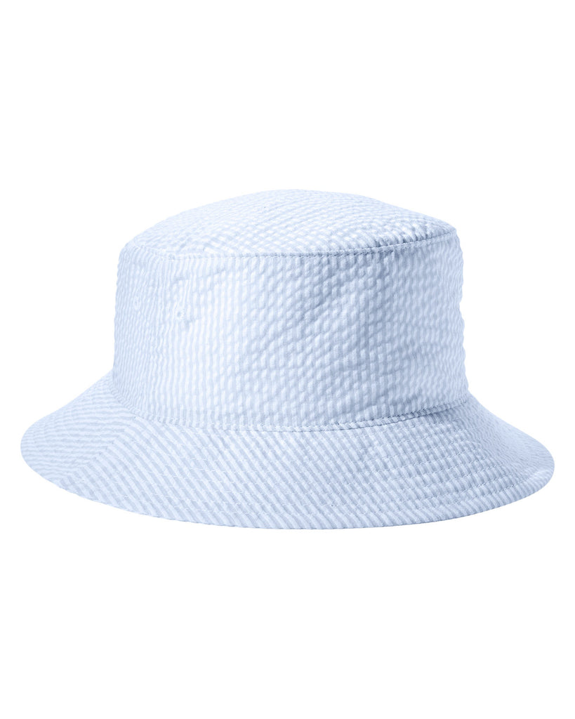 Big Accessories-BA676-Crusher Bucket Hat-BLUE SEERSUCKER