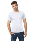 Bayside-BA9500-100% Cotton Fine Jersey T Shirt-WHITE