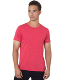 Bayside-BA9510-Fine Jersey T Shirt-HEATHER RED