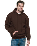 Bayside-BA960-Pullover Hooded Sweatshirt-CHOCOLATE