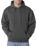 Bayside-BA960-Pullover Hooded Sweatshirt-CHARCOAL