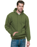 Bayside-BA960-Pullover Hooded Sweatshirt-OLIVE