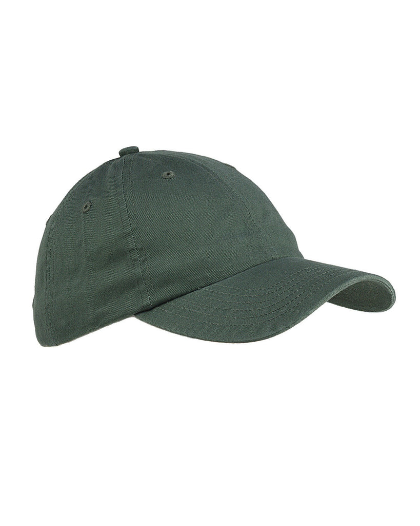 Big Accessories-BX001-6-Panel Brushed Twill Unstructured Cap-OLIVE