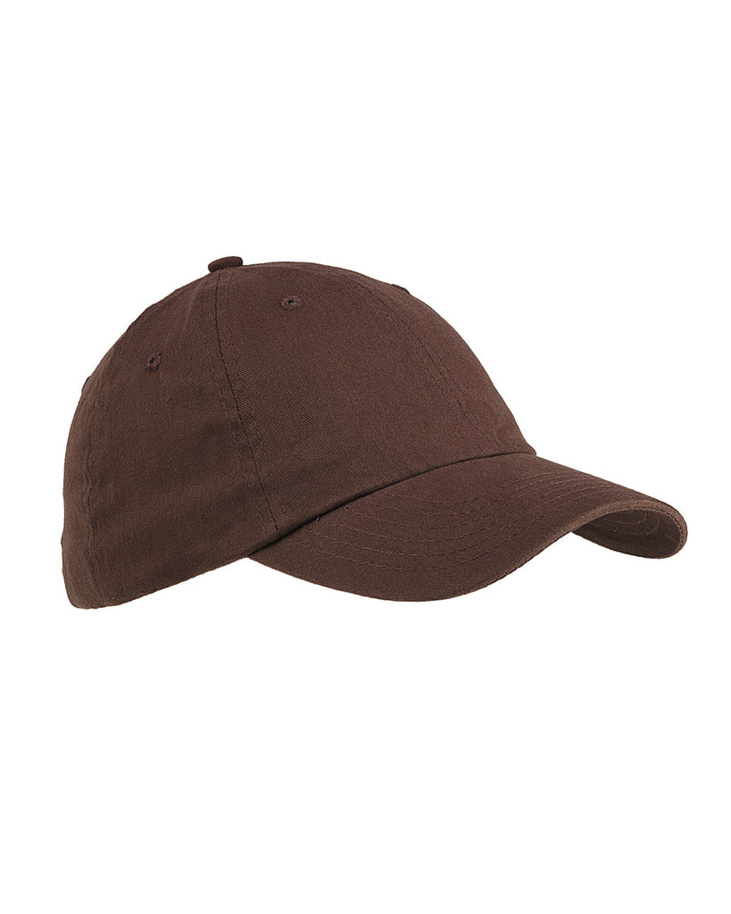Big Accessories-BX001-6-Panel Brushed Twill Unstructured Cap-COFFEE