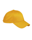 Big Accessories-BX020-6-Panel Structured Twill Cap-ATHLETIC GOLD