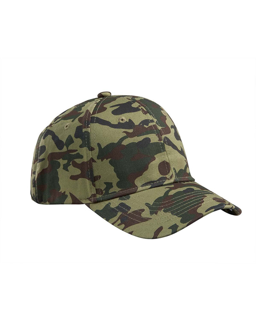 Big Accessories-BX024-Structured Camo Hat-FOREST CAMO