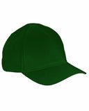 Big Accessories-BX034-5-Panel Brushed Twill Cap-FOREST