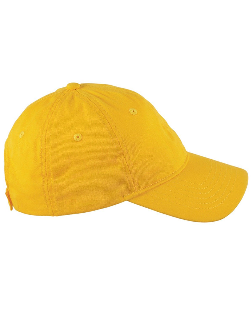 Big Accessories-BX880-6-Panel Twill Unstructured Cap-SUNRAY YELLOW