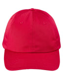 Big Accessories-BX880SB-Unstructured 6-Panel Cap-RED