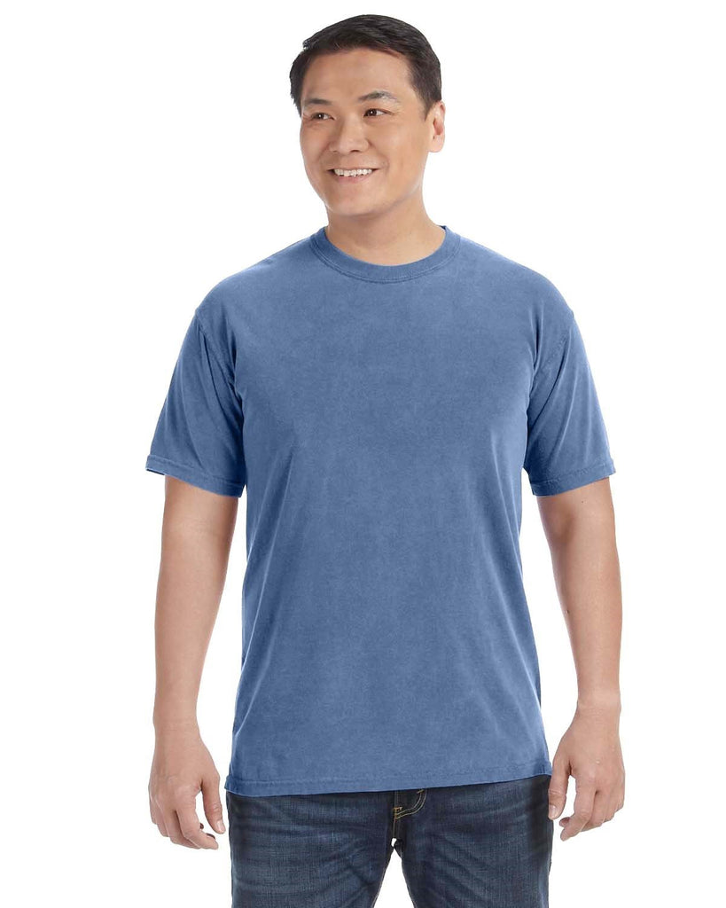 Comfort Colors-C1717-Heavyweight T Shirt-WASHED DENIM