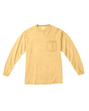 Comfort Colors-C4410-Heavyweight Rs Long Sleeve Pocket T Shirt-BUTTER