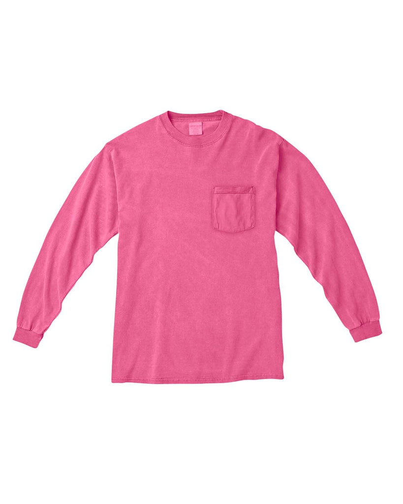 Comfort Colors-C4410-Heavyweight Rs Long Sleeve Pocket T Shirt-CRUNCHBERRY