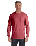 Comfort Colors-C4410-Heavyweight Rs Long Sleeve Pocket T Shirt-BRICK