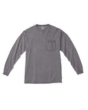 Comfort Colors-C4410-Heavyweight Rs Long Sleeve Pocket T Shirt-GRAPHITE