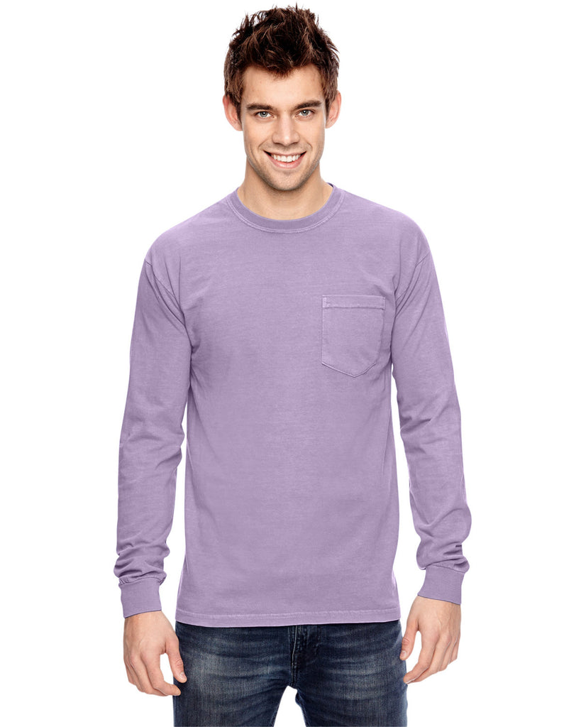 Comfort Colors-C4410-Heavyweight Rs Long Sleeve Pocket T Shirt-ORCHID