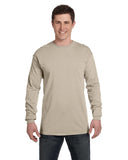 Comfort Colors-C6014-Heavyweight Long Sleeve T Shirt-SANDSTONE
